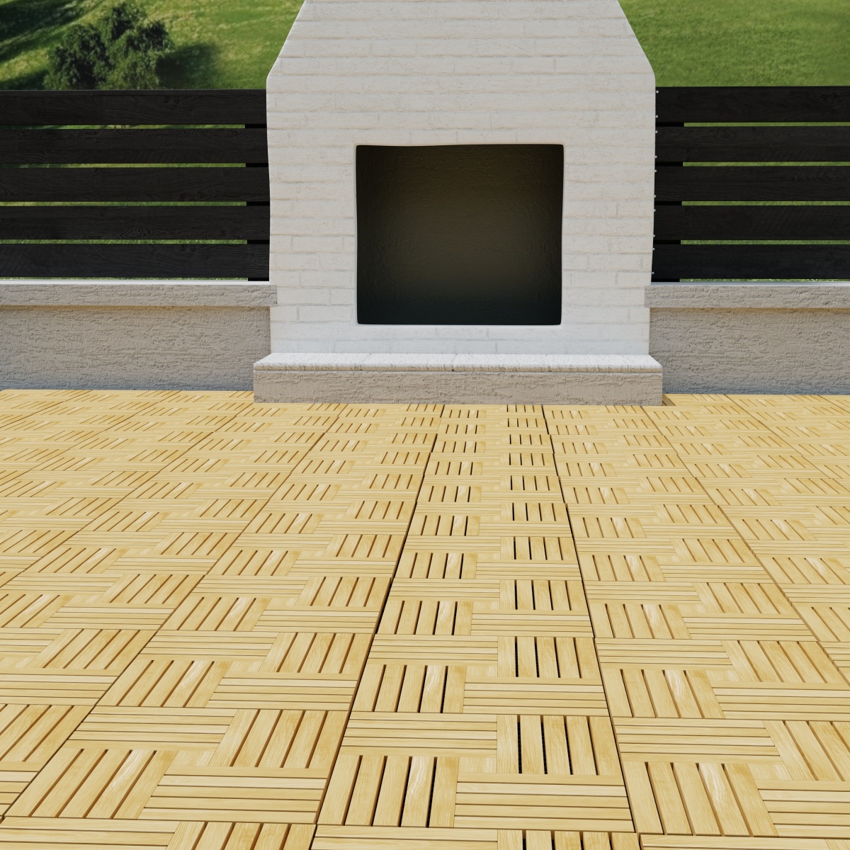 Parquet Tiles (18" x 18" per tile)