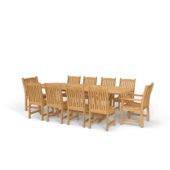 11 pc Montserrat Veranda Teak Dining Set