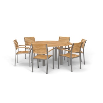 7 pc Vogue Teak Dining Set