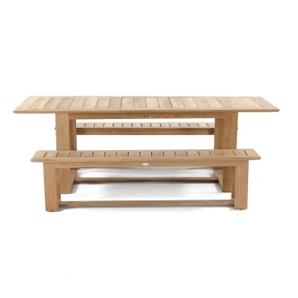 Horizon Teak Dining Picnic Set