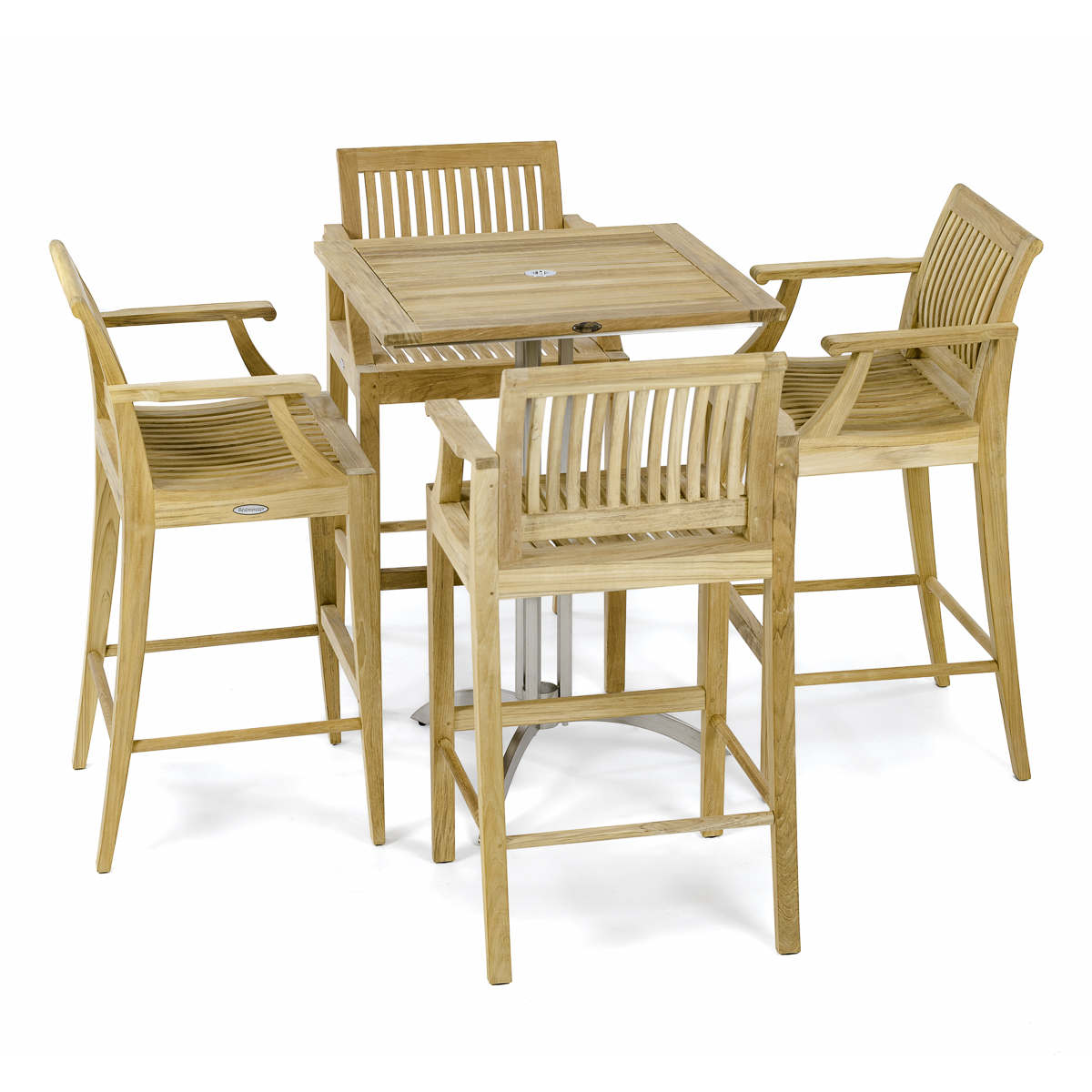 Square Laguna Dining Barstool Set