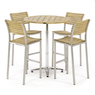 5 pc Vogue Round High Bar Set