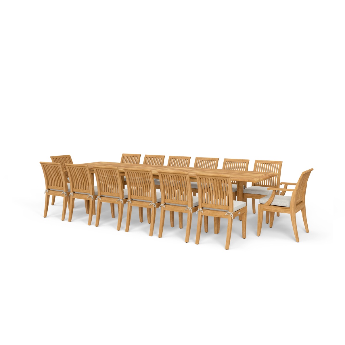 Grand Laguna 15 pc Teak Dining Set